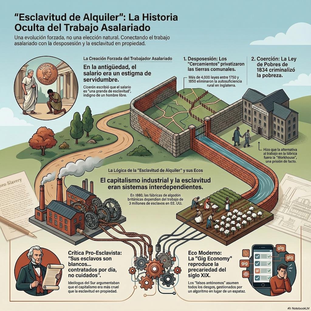 Empleado esclavo de alquiler