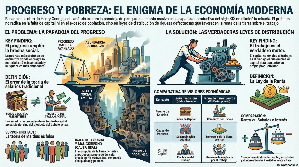 Progreso y pobreza: economía moderna