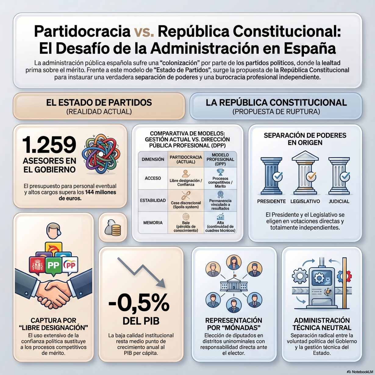 Colonización de la administración Española