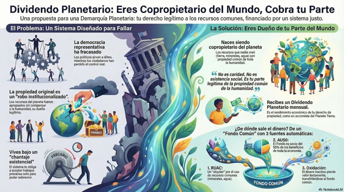 Dividendo Planetario, Demarquía Planetaria el Sistema Operativo para la nueva Civilización Humana