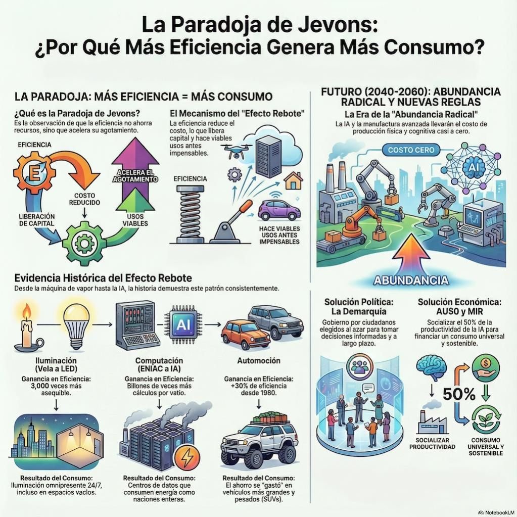 Eficiencia genera más consumo